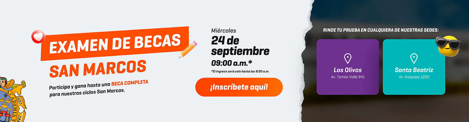 Examen Becas San Marcos