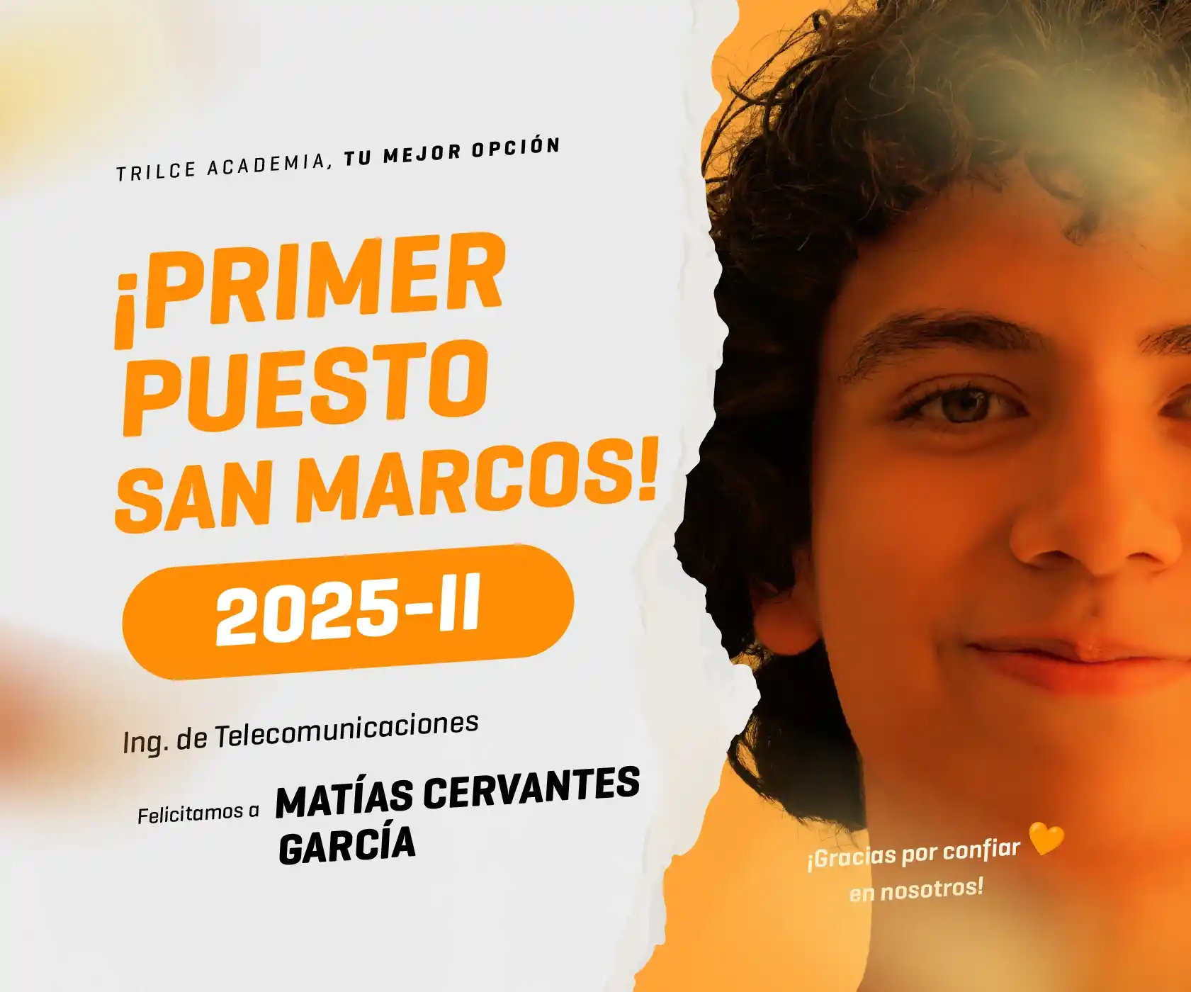 Primer puesto San Marcos - Trilce 2025