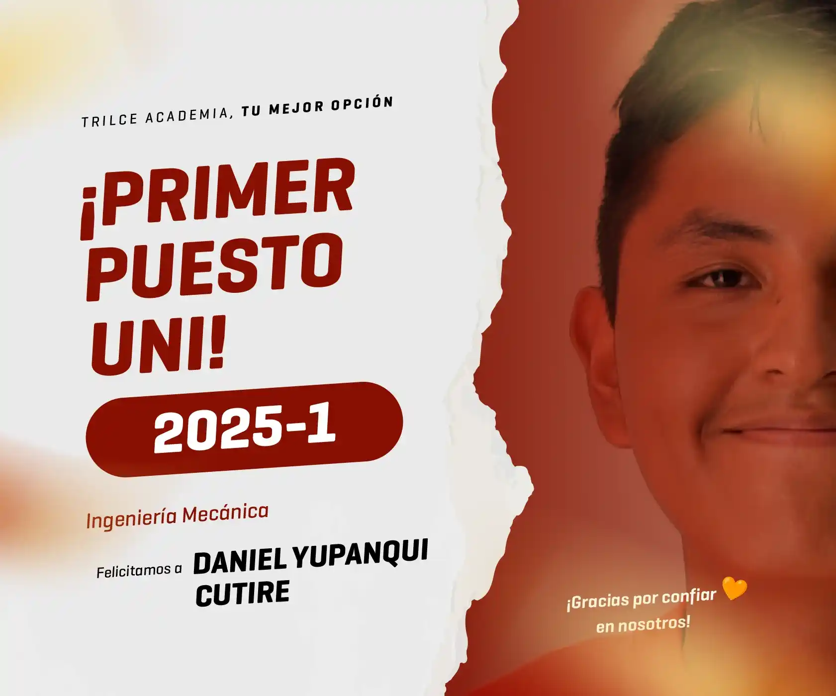 Primer puesto UNI - Trilce 2025