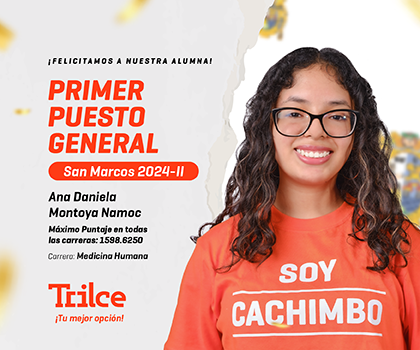 Primer puesto general - Trilce academia 2025