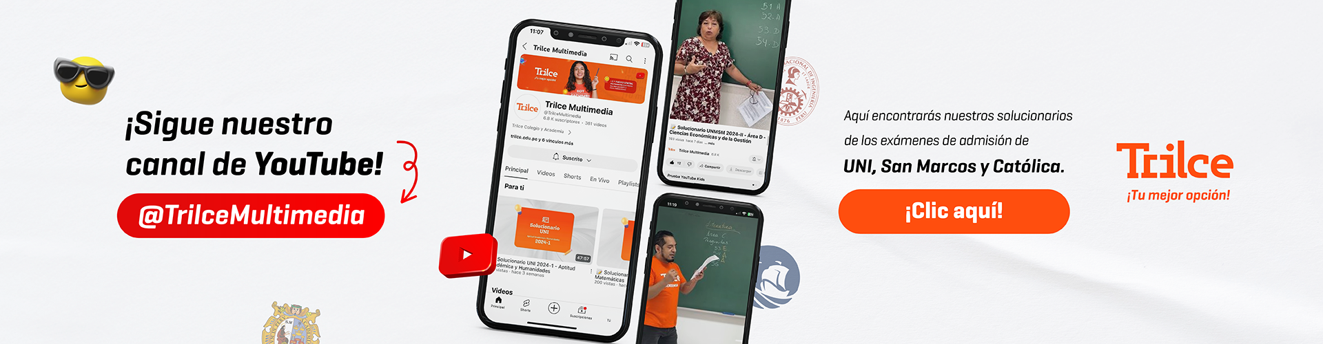 Síguenos Trilce - Trilce academia
