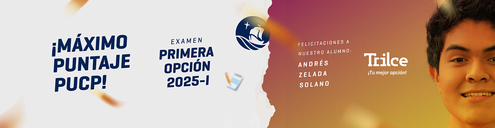 Máximo puntaje Católica - Trilce 2025