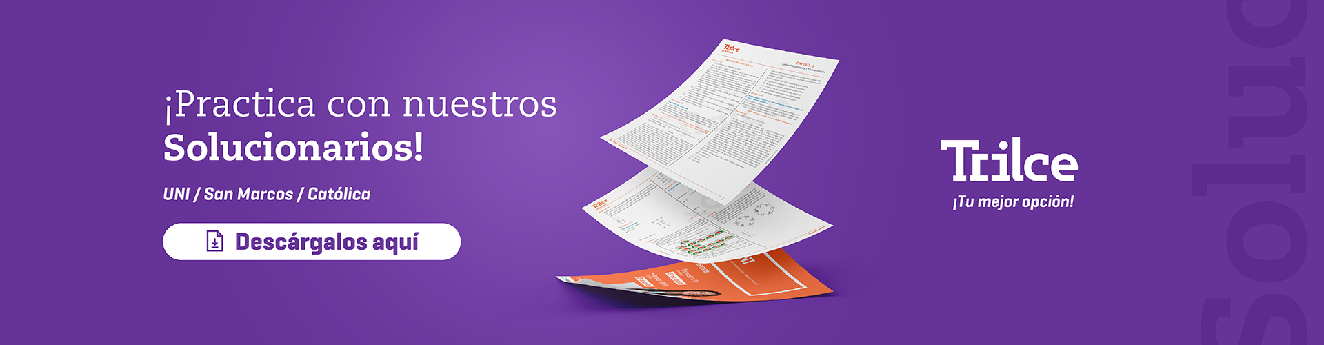 Nuestros solucionarios - Trilce Academia