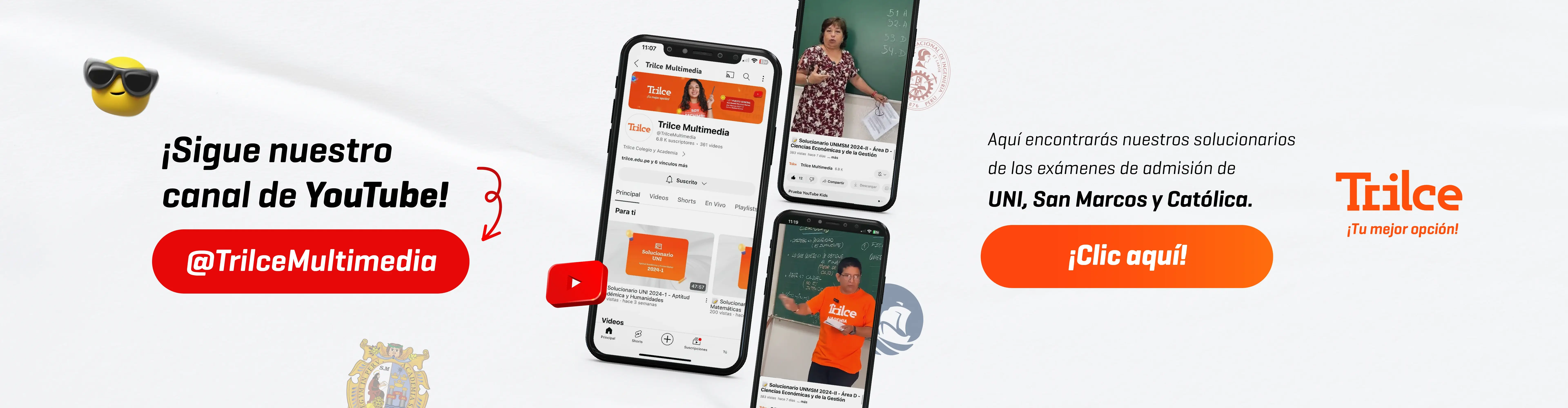 Síguenos Trilce - Trilce academia