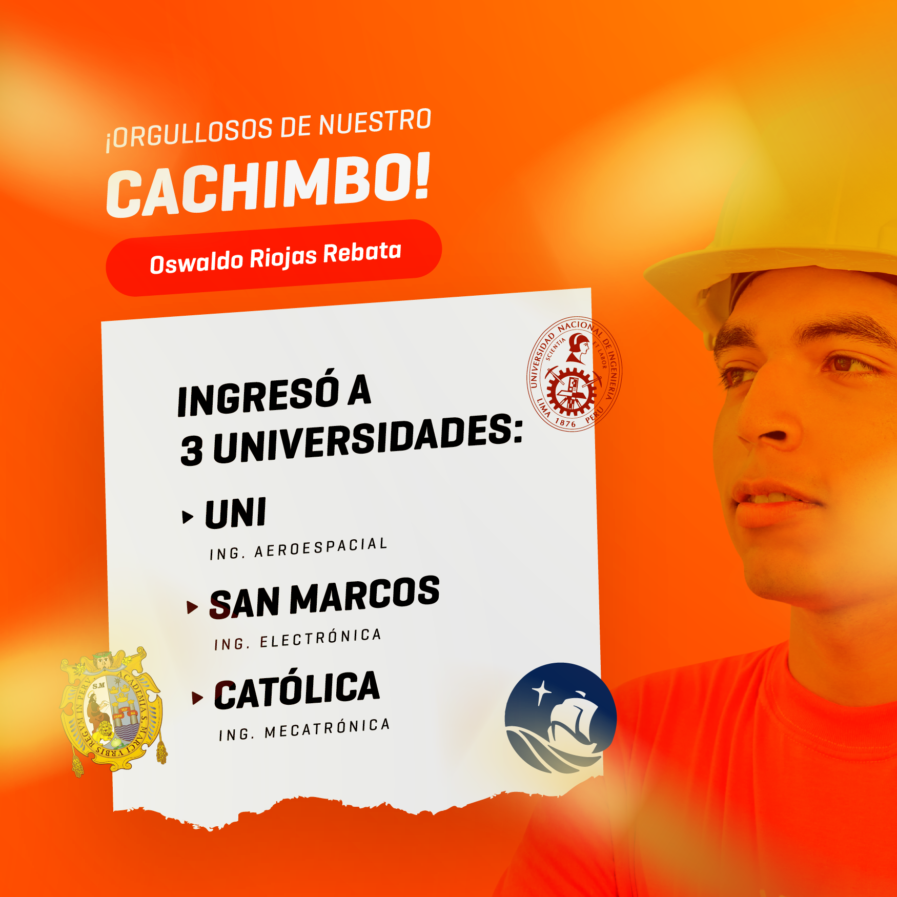 OSWALDO RIOJAS 1ER PUESTO