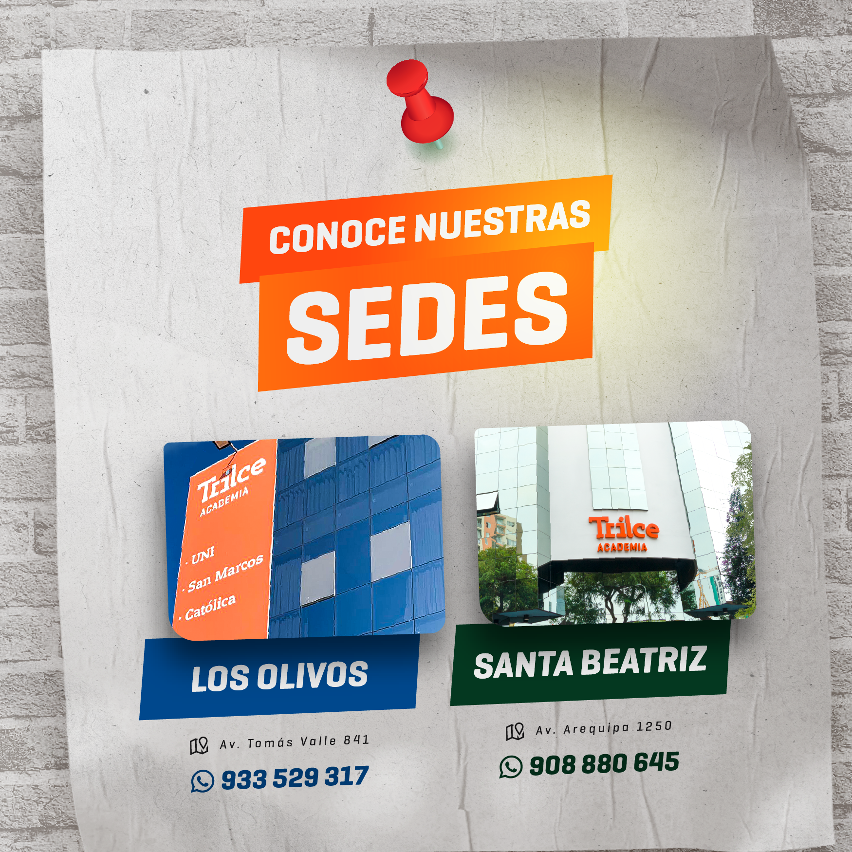 Nuestras sedes