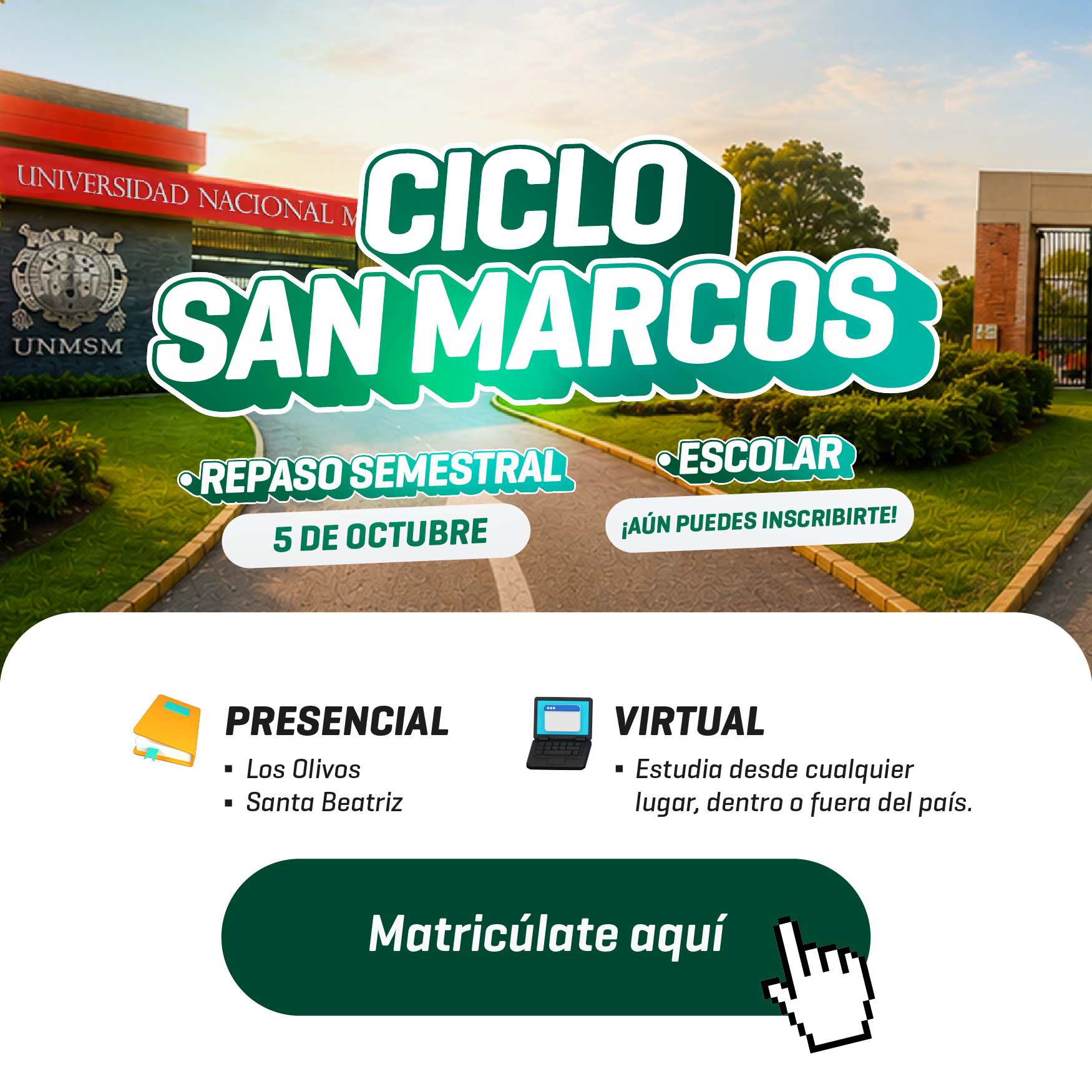 Preparacion San Marcos 2026