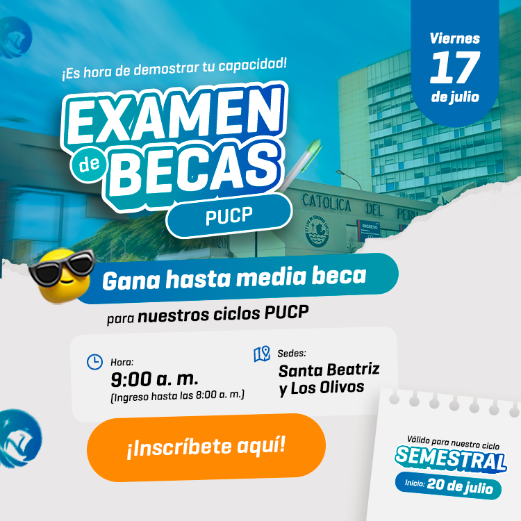 Examen de becas PUCP