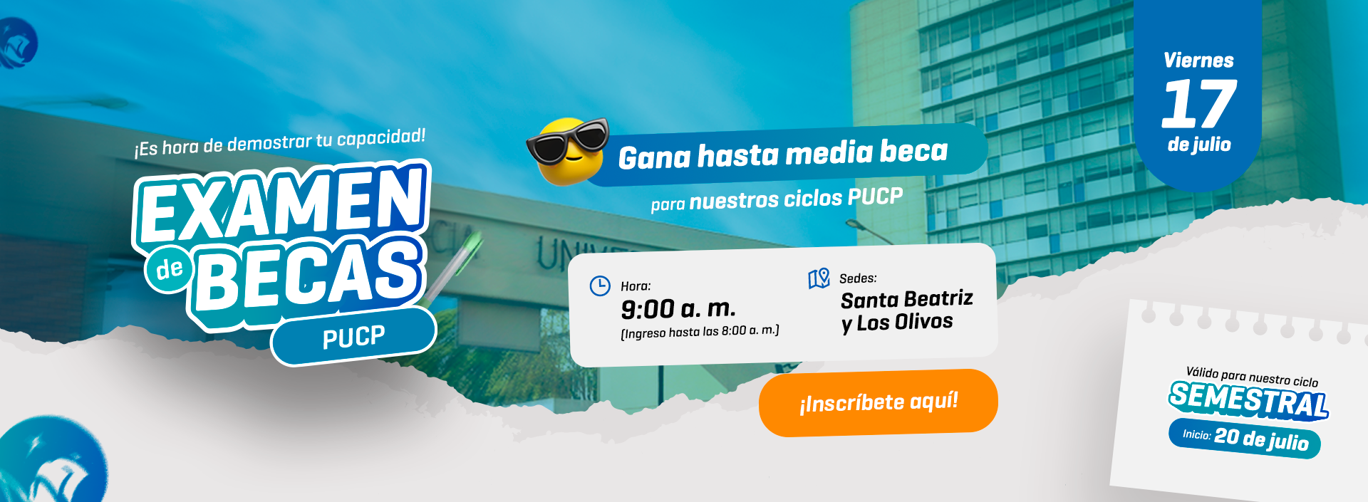 Examen de becas PUCP