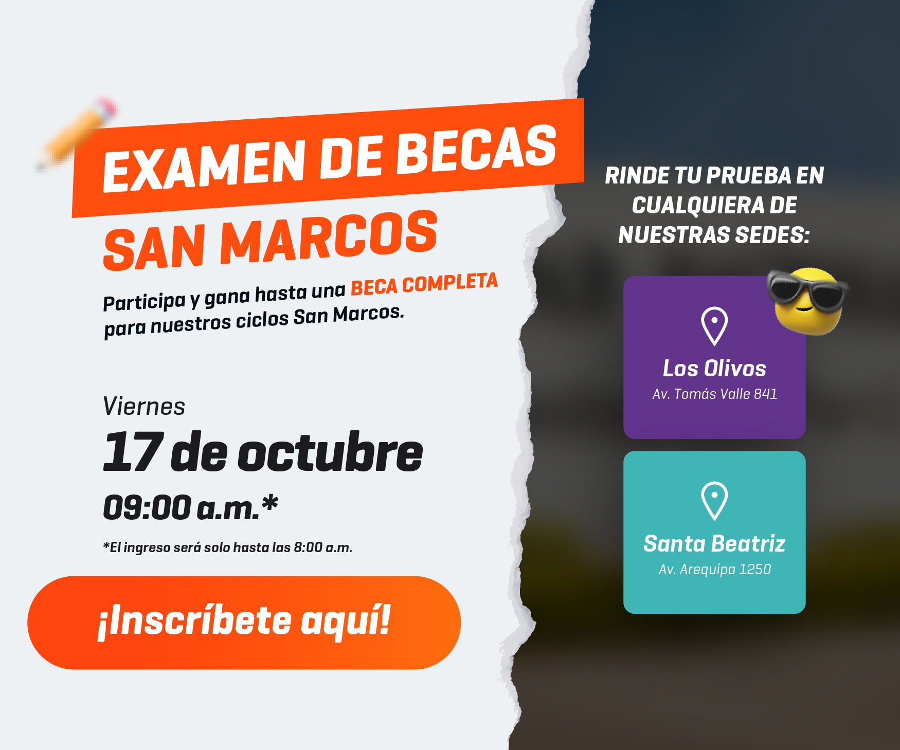 Examen Becas San Marcos