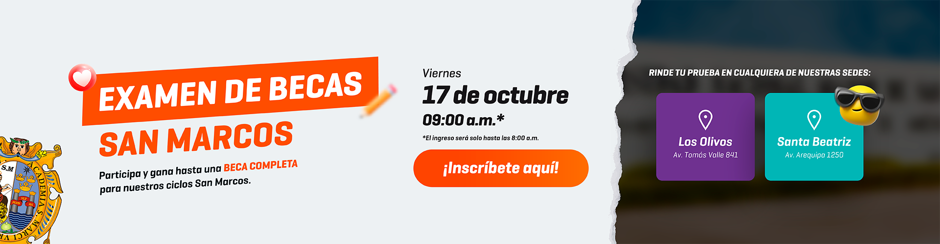Examen Becas San Marcos